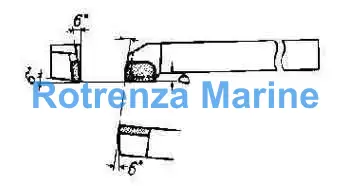 TOOL WITH CARBIDE TIP SINGLE, #33-1 RIGHT HAND 13X13X100MM