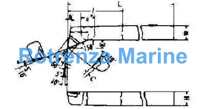 TOOL WITH CARBIDE TIP SINGLE, #48-4 LEFT HAND 25X25X230MM