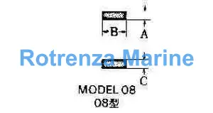 CARBIDE TIP #08-6 8X20X8MM