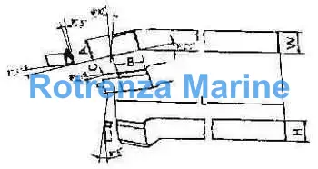 TOOL BIT TIP WELDED HSS BENT, FINISH LEFT-16 16X16X140MM
