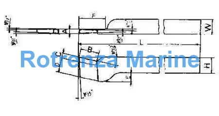 TOOL BIT TIP WELDED HSS, PARTING-20 20X20X160MM