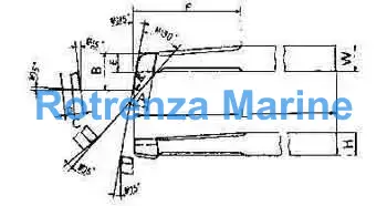 TOOL BIT TIP WELDED HSS ROUND, NOSE BORE-20 20X20X200MM