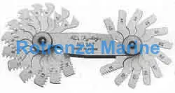 SCREW PITCH GAUGE #ISO, METRIC 60DEG 0.2-6.0 PITCH