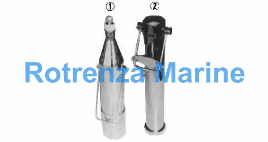 SAMPLING BOTTLE BOTTOM-COLLECT, STAINLESS STEEL 1000CC