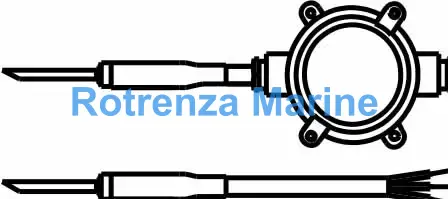 THERMOMETER RESISTANCE, INSERTION SENSOR AMETEK 1805IM