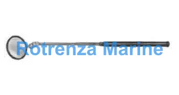 INSPECTION MIRROR 50MM DIA, WITH EXTENSION SHAFT