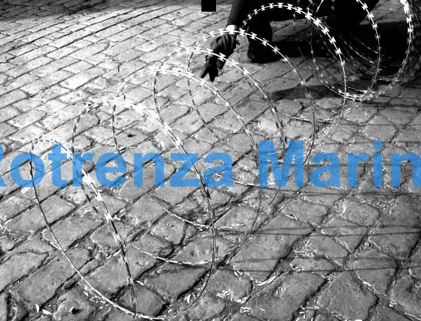 WIRE RAZOR FOR PIRACY PREVENT, GALV SINGLE LOOP APP DIA 500MM