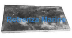ZINC PLATE 25X70X150MM