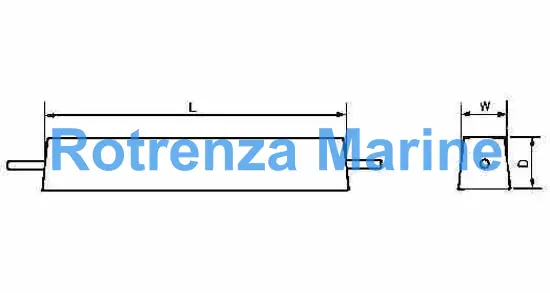 ANODE ALUMINIUM WITH FURTHER, DETAIL