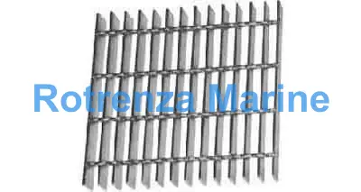 GRATING GALV IRON 2'X20', PITCH 1-3/16"X4"