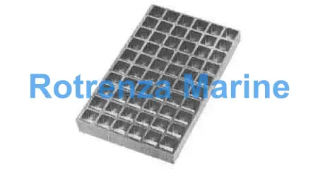 GRATING FRP CHEMI/ACID RESIST, SPARKLESS W2967XL967XH40MM