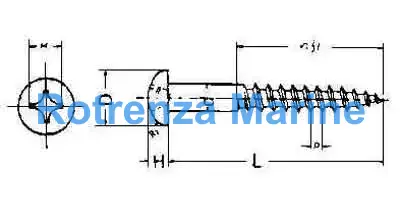 SCREW WOOD SLOTTED HEAD, WITH FURTHER DETAIL