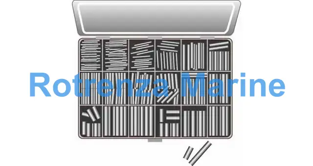 DOWEL PIN KIT HARDENED STEEL, METRIC TAPERED 345PINS