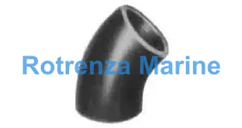 ELBOW MALLEABLE CAST IRON GALV, 45DEG 1/2