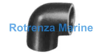 ELBOW MALLEABLE CAST IRON GALV, 90DEG 1/8