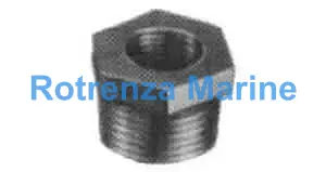 BUSHING HEXAGON MALLEABLE CAST, IRON GALV 2X1-1/2