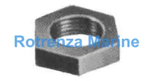 LOCK NUT MALLEABLE CAST IRON, GALV 3/4