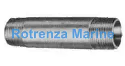 NIPPLE LONG CARBON STEEL GALV, 1 X 2-1/2"