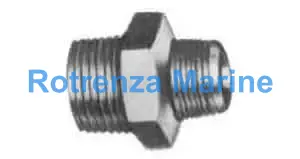 NIPPLE HEXAGON REDUCING GALV, MALLEABLE CASTIRON 1-1/2X1-1/4