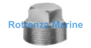 PLUG SQUARE HEAD STEEL 1, THREADED FOR H.P. PIPE FITTING