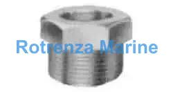 BUSH STEEL HEX 2-1/2X2, THREADED FOR H.P. PIPE FITTING