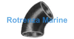 ELBOW BRASS 45DEG 3/8 THREADED