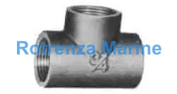 TEE BRASS 2 THREADED