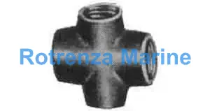 CROSS BRASS 1/2 THREADED