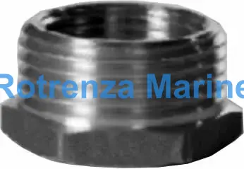 BUSHING HEXAGON BRASS 3/8X1/4, THREADED