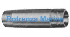 NIPPLE LONG BRASS 1-1/4 X 3", THREADED