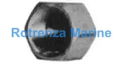 CAP HEXAGON STAINLESS STEEL, 3/8 THREADED