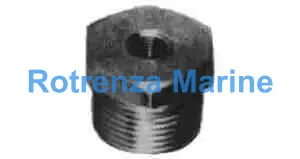 BUSHING HEX STAINLESS STEEL, 1/4X1/8 THREADED
