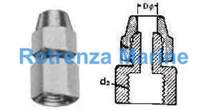 UNION REDUCING FLARED BRASS, 8MMXPF1/4