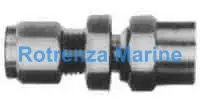 CONNECTOR BULKHEAD FEMALE, STAINLESS FLARELESS 12MMXPT3/8