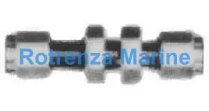 UNION BULKHEAD STAINLESS STEEL, FLARELESS 8MM