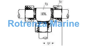 TEE EQUAL H.P.STEEL ERMETO, 8MM 315KG