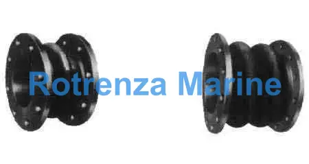 JOINT EXPANSION RUBBER FLANGED, SINGLE ARCH SPOOL 10KG-225MM