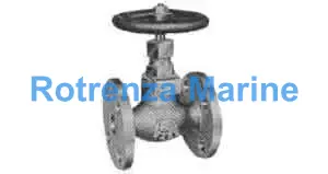 GLOBE VALVE BRONZE FLANGED-END, F7301 5KG-32MM