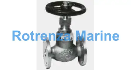 GLOBE VALVE BRONZE FLANGED-END, F7303 16KG-40MM