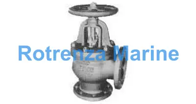 ANGLE VALVE CAST-IRON FLANGED, F7306 5KG-80MM