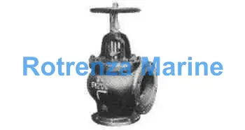 ANGLE VALVE CAST-STEEL FLANGED, F7312 5KG-250MM