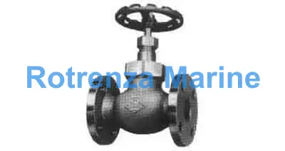 GLOBE VALVE BRONZE FLANGED-END, UNION BONNET F7346 5KG-40MM