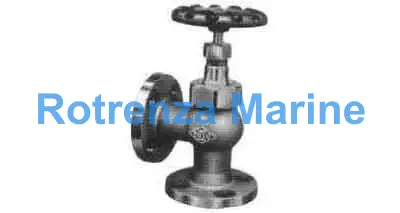 ANGLE VALVE BRONZE FLANGED-END, UNION BONNET F7347 5KG-32MM