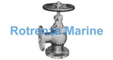 ANGLE VALVE SCREW DOWN CHECK, BRONZE FLANGED F7352 5KG-20MM