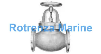 GLOBE VALVE SCREW DOWN CHECK, C-IRON FLANGED F7353 5KG-125MM