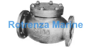 GLOBE VALVE LIFT CHECK C-IRON, FLANGED F7358 5KG-65MM