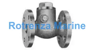 SWING CHECK VALVE BRONZE, FLANGED F7371 5KG-32MM