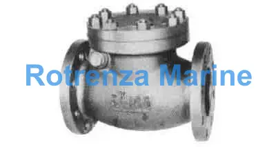SWING CHECK VALVE CAST-IRON, FLANGED F7372 5KG-250MM