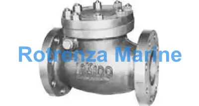 SWING CHECK VALVE CAST-IRON, FLANGED F7373 10KG-100MM
