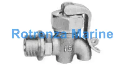 COCK WITH LOCKING BRONZE, F7390 25MM